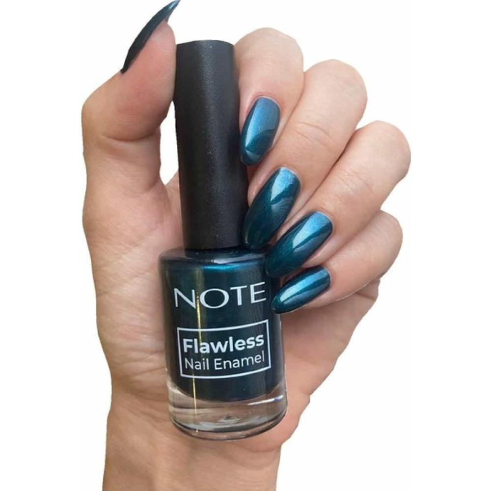 Note Cosmetics Nail Flawless Oje 114 Oil Green - Mavi - Çok Renkli Oje Fiyatı