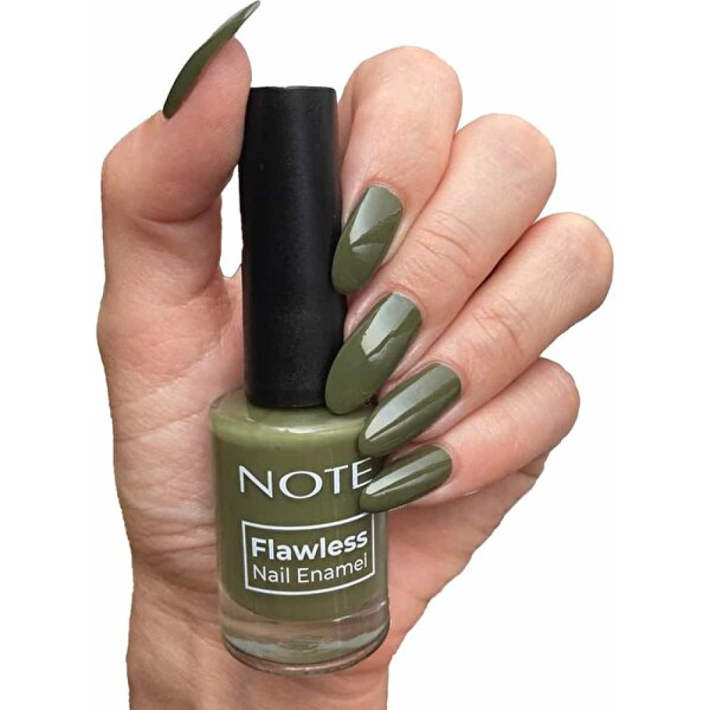 Note Cosmetics Nail Flawless Oje 18 My Camouflage - Yeşil - Çok Renkli Oje Fiyatı