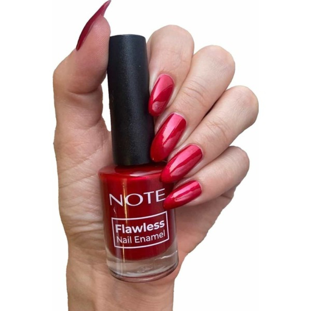 Note Cosmetics Nail Flawless Oje 34 Crazy Red - Kırmızı - Çok Renkli Oje Fiyatı