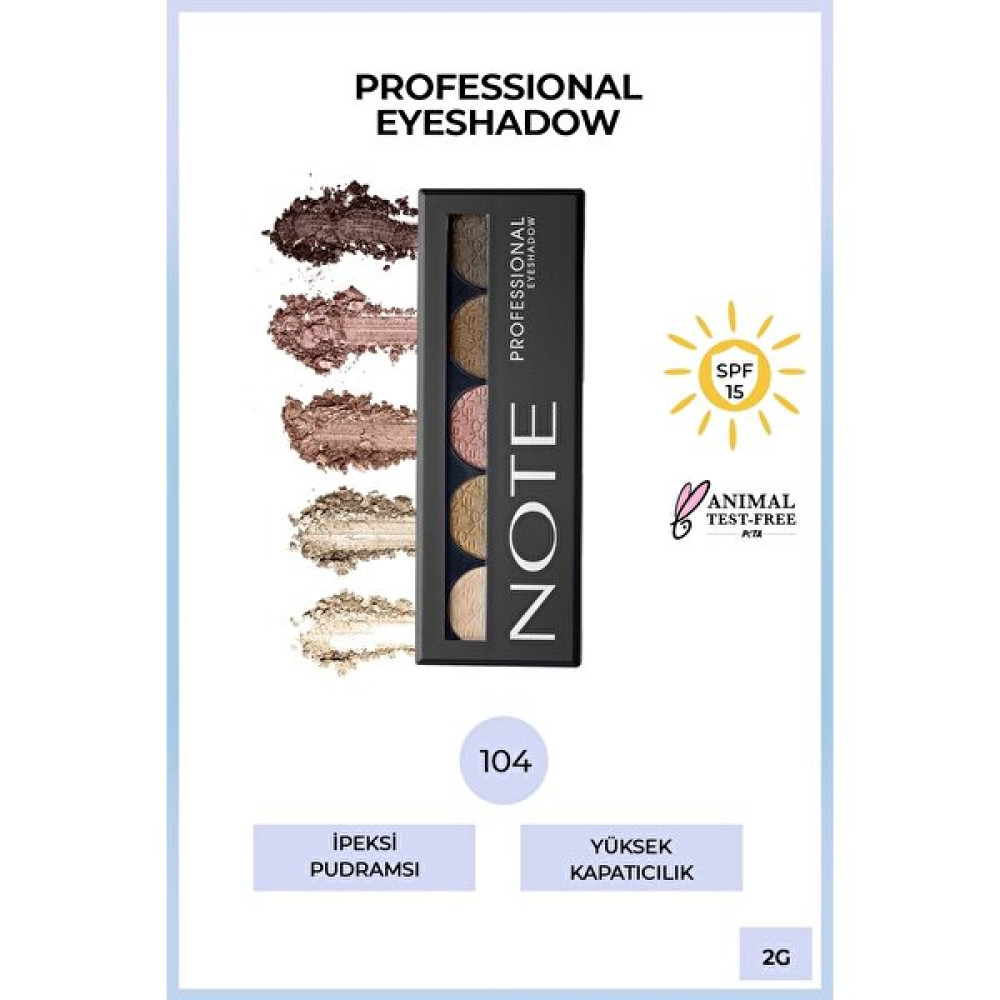 Note Cosmetics Professional Göz Far Paleti 104 Eshd Göz Farı Fiyatı
