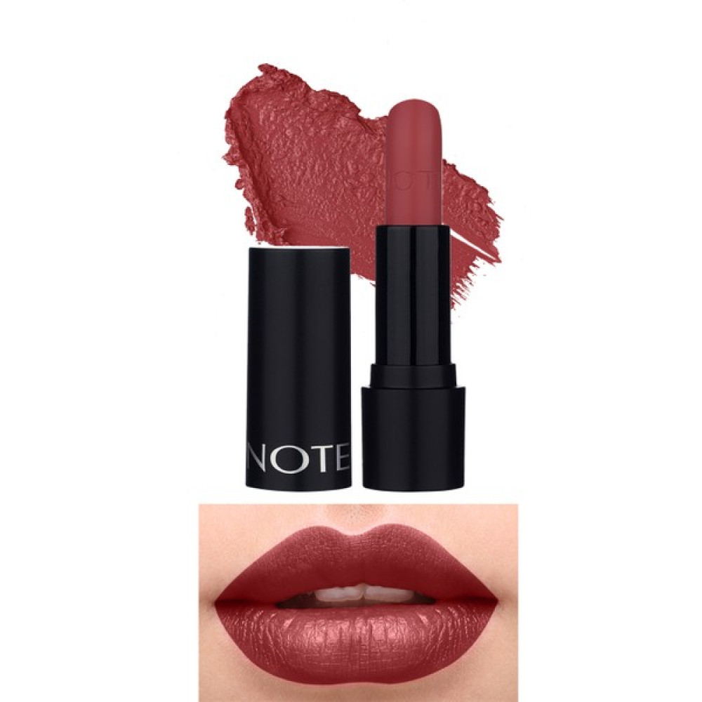 Note Deep Impact Lipstick Kremsi Dokulu Yarı Parlak Ruj 04 Terracotta - Kırmızı Rujlar & Dudak Parlatıcıları Fiyatı
