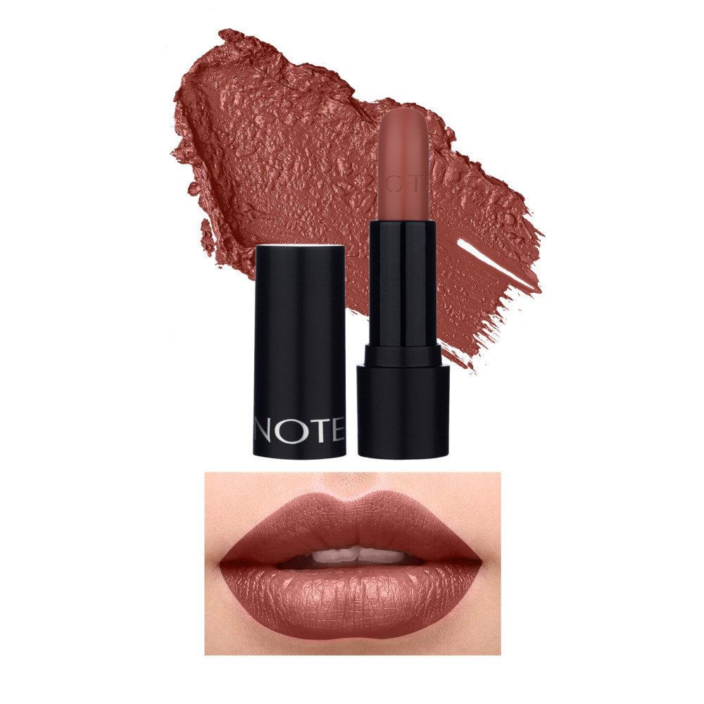NOTE Deep Impact Lipstick Kremsi Dokulu Yarı Parlak Ruj 05 Leather Mood - Kahverengi Rujlar & Dudak Parlatıcıları Fiyatı