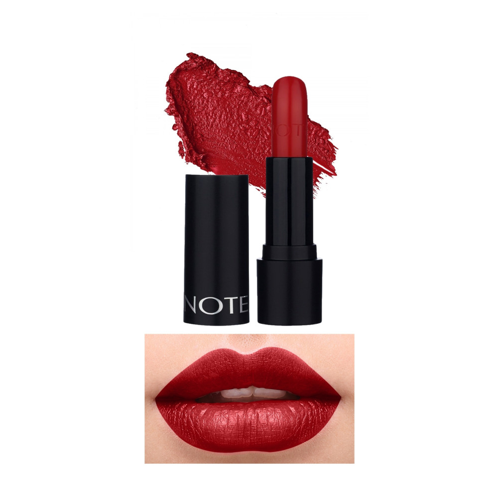 NOTE Deep Impact Lipstick Kremsi Dokulu Yarı Parlak Ruj 13 Impressive Red - Kırmızı Rujlar & Dudak Parlatıcıları Fiyatı