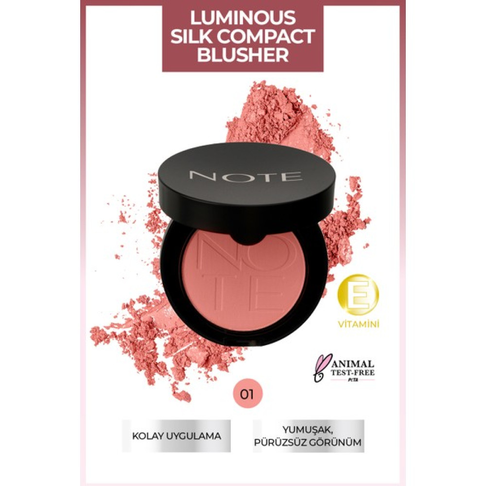 Note Luminous Silk Compact Allık 01 Pinky Beach Allık Fiyatı