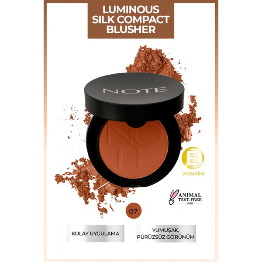 Note Luminous Silk Compact Allık 07 Star Copper - 00 Allık Fiyatı