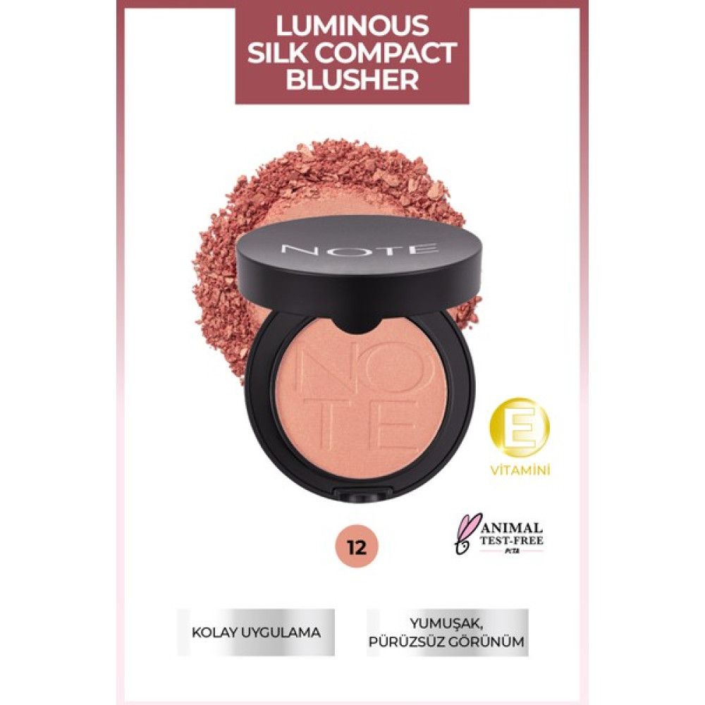 Note Luminous Silk Compact Allık 12 Rosy Glow Allık Fiyatı