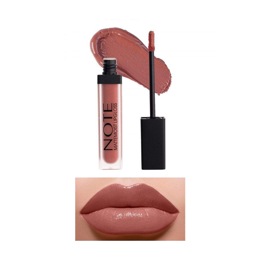 NOTE Mattemoist Lipgloss Yarı Mat Saten Bitişli Likit Ruj 413 Coral Touch - Kahverengi Rujlar & Dudak Parlatıcıları Fiyatı