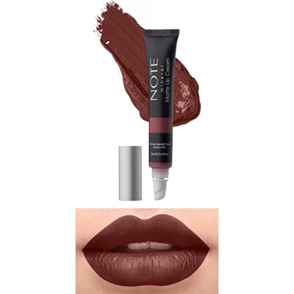 Note Mineral Matte Lip Cream Yarı Mat Bitişli Likit Ruj 04 Runway - Koyu Pembe Rujlar & Dudak Parlatıcıları Fiyatı