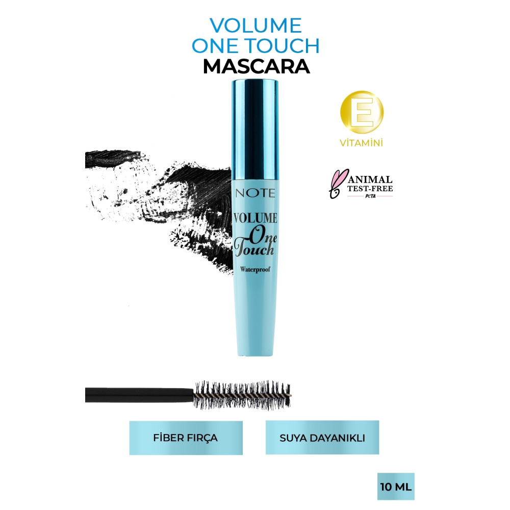 NOTE One Touch Maskara Suya Dayanıklı - Water Proof Rimeller / Maskaralar Fiyatı