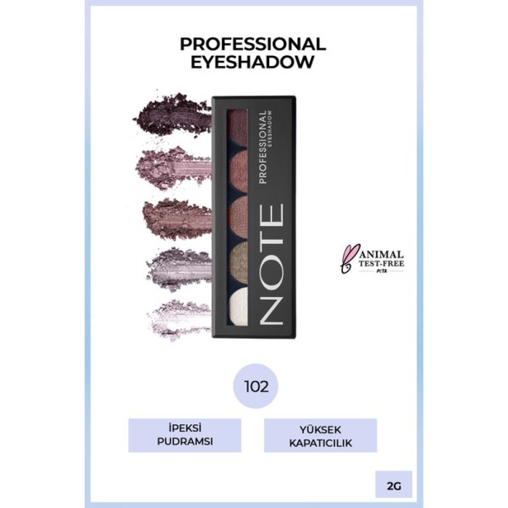 Note Professional Göz Far Paleti 102 Göz Farı Fiyatı
