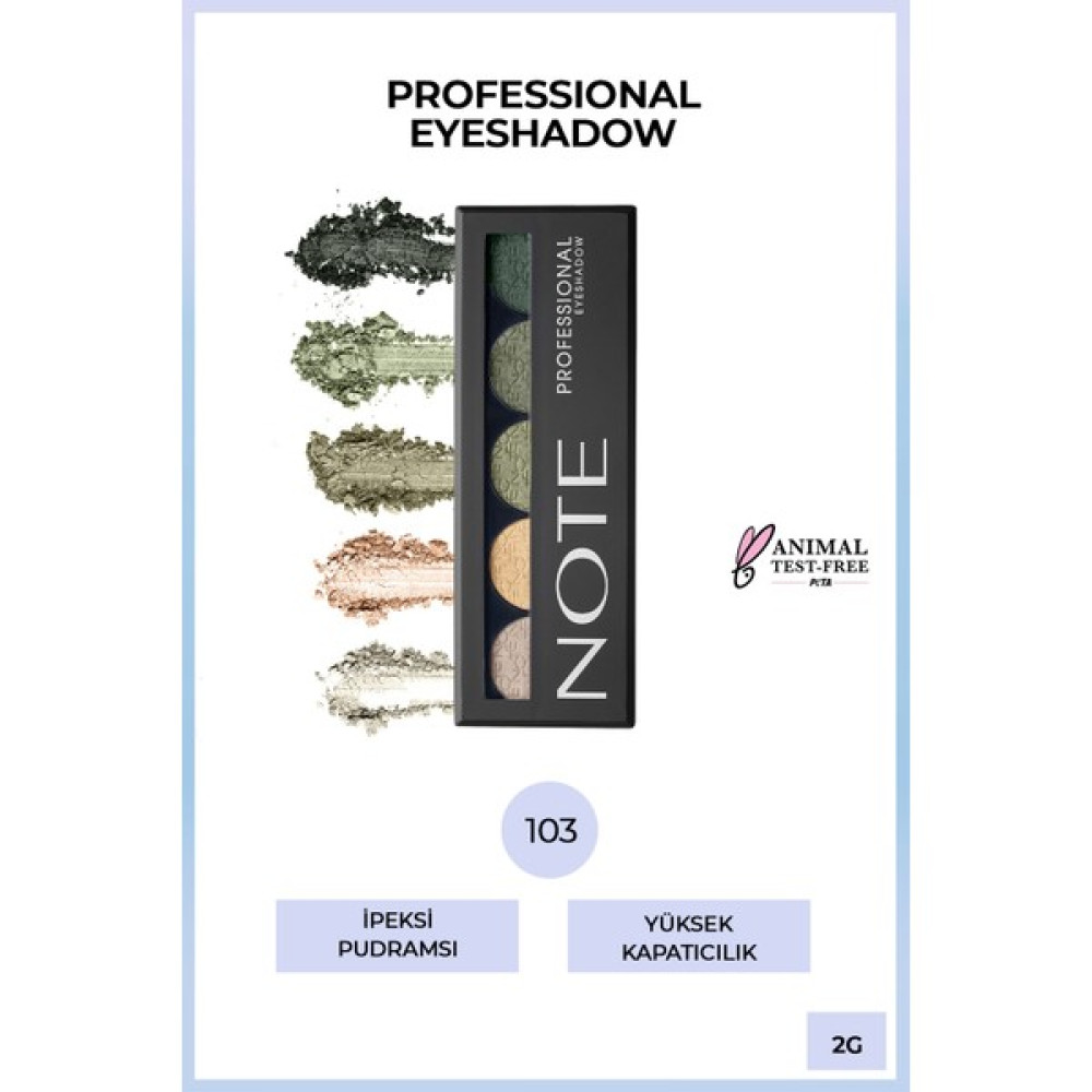 Note Professional Göz Far Paleti 103 Göz Farı Fiyatı