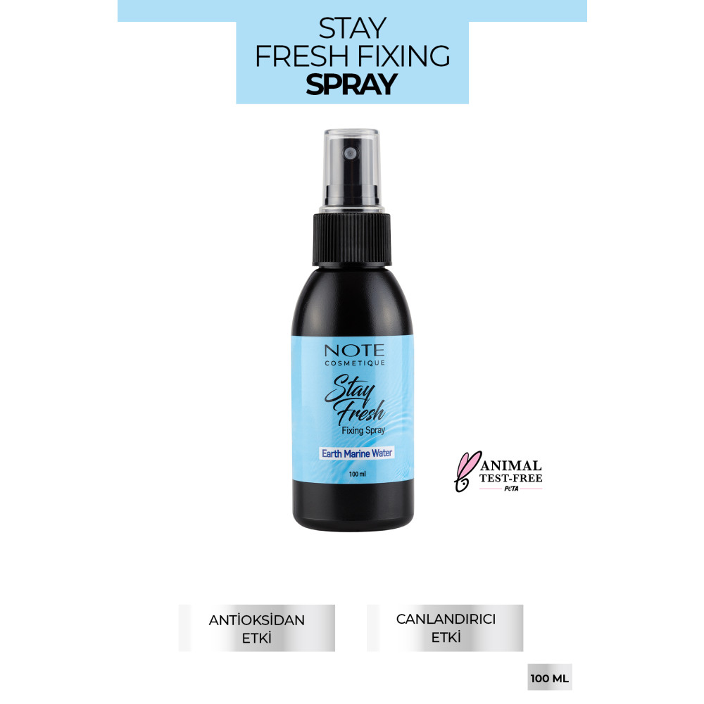 NOTE Stay Fresh Fixing Spray Su Bazlı Makyaj Sabitleyici Sprey Makyaj Ürünleri Fiyatı