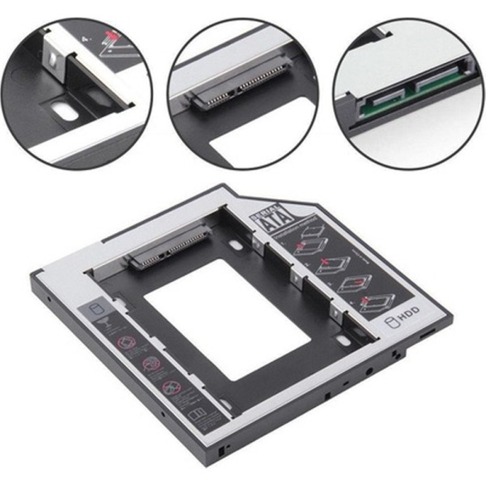 Notebook 2. Harddisk Için Yuva Kutu 9.5mm Slim Laptop Ikinci HDD HDD Kutuları Fiyatı