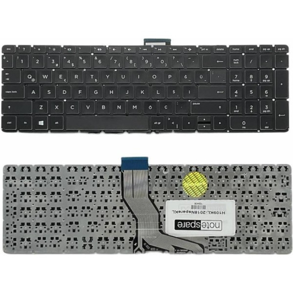 Notespare Hp ile Uyumlu Pavilion 15-AB103NT, 15-AB104NT, 15-AB105NT Notebook Klavye Siyah Tr - 5*10*1 Laptop Yedek Parçaları Fiyatı