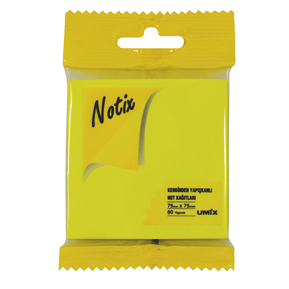 Notix Neon 80 Yaprak Sarı Post-It 75x75 Not Defteri & Bloknot Fiyatı