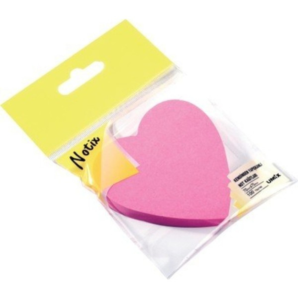 Notix Yapışkanlı Not Kağıdı Neon Kalp 100Yp Postit Not Defteri & Bloknot Fiyatı