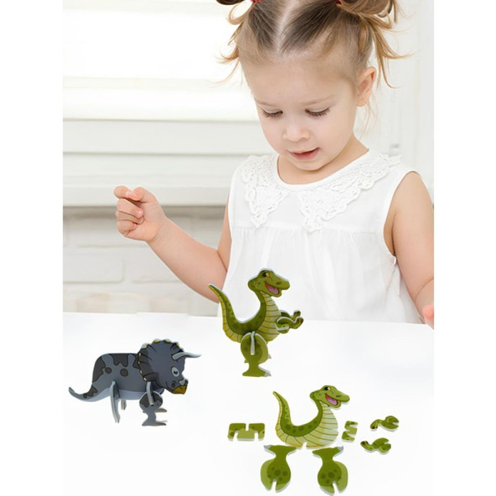 Notpa Çocuklar Için 3D Puzzle Set Dinazorlar 10 Ayrı Dinazor Figürü Eğitici Oyuncak Fiyatı