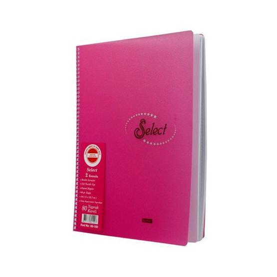 Notte Spiralli A4 Select 80 Yaprak Kareli Defter Spiralli Defter Fiyatı