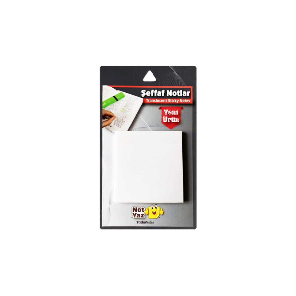 NotYaz Not Yaz Şeffaf Post-it Ebat 75x75 Mm 50 Yaprak Not Defteri & Bloknot Fiyatı