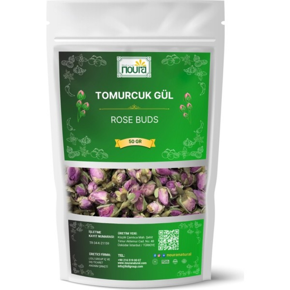 Noura Natural Kurutulmuş Tomurcuk Gül 50 gr - 50 gr Baharat Fiyatı