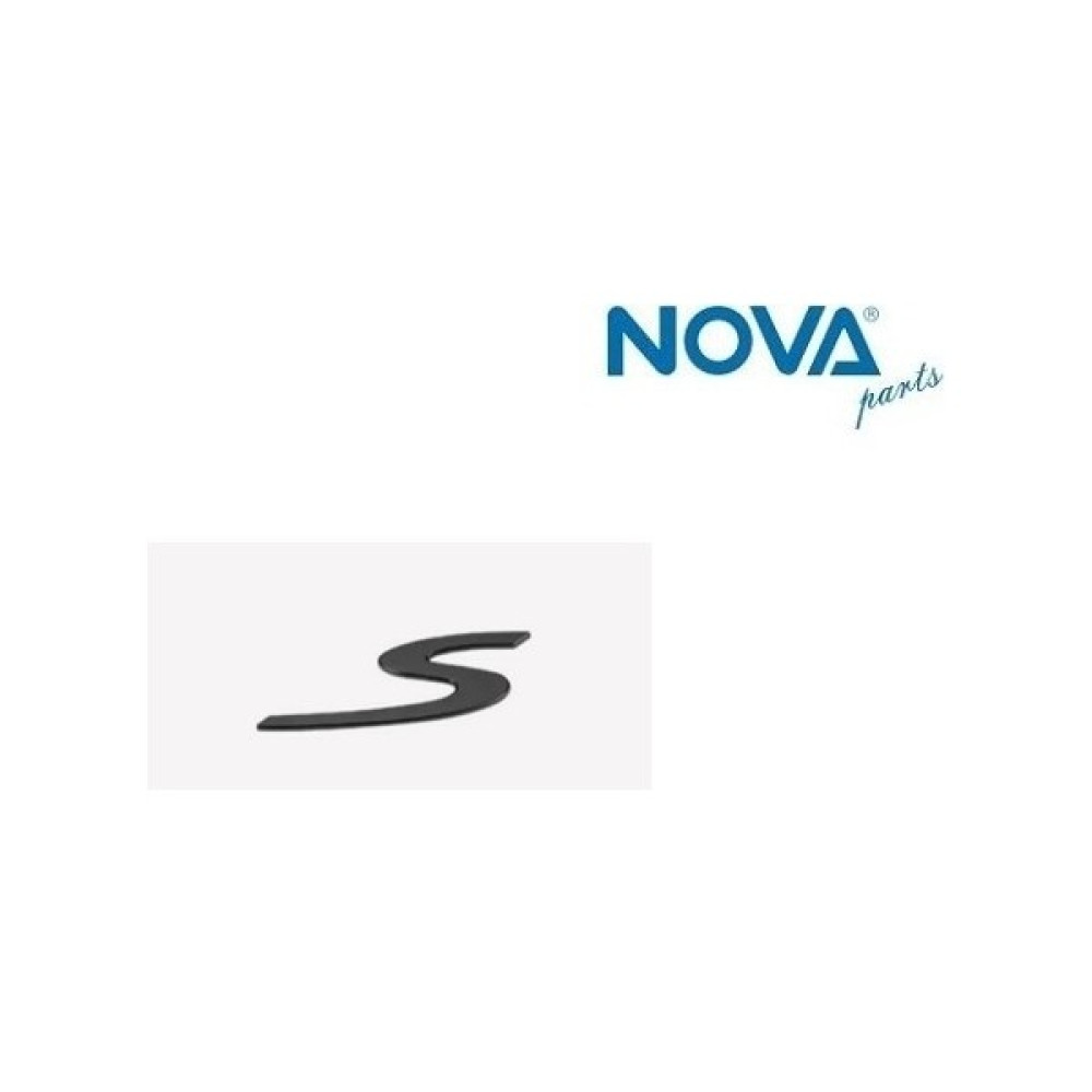 Nova 1111267497 Yazı S Siyah(2.2cm*3.8cm) Porsche - 3 Cm - Renkli Oto Boyaları Fiyatı