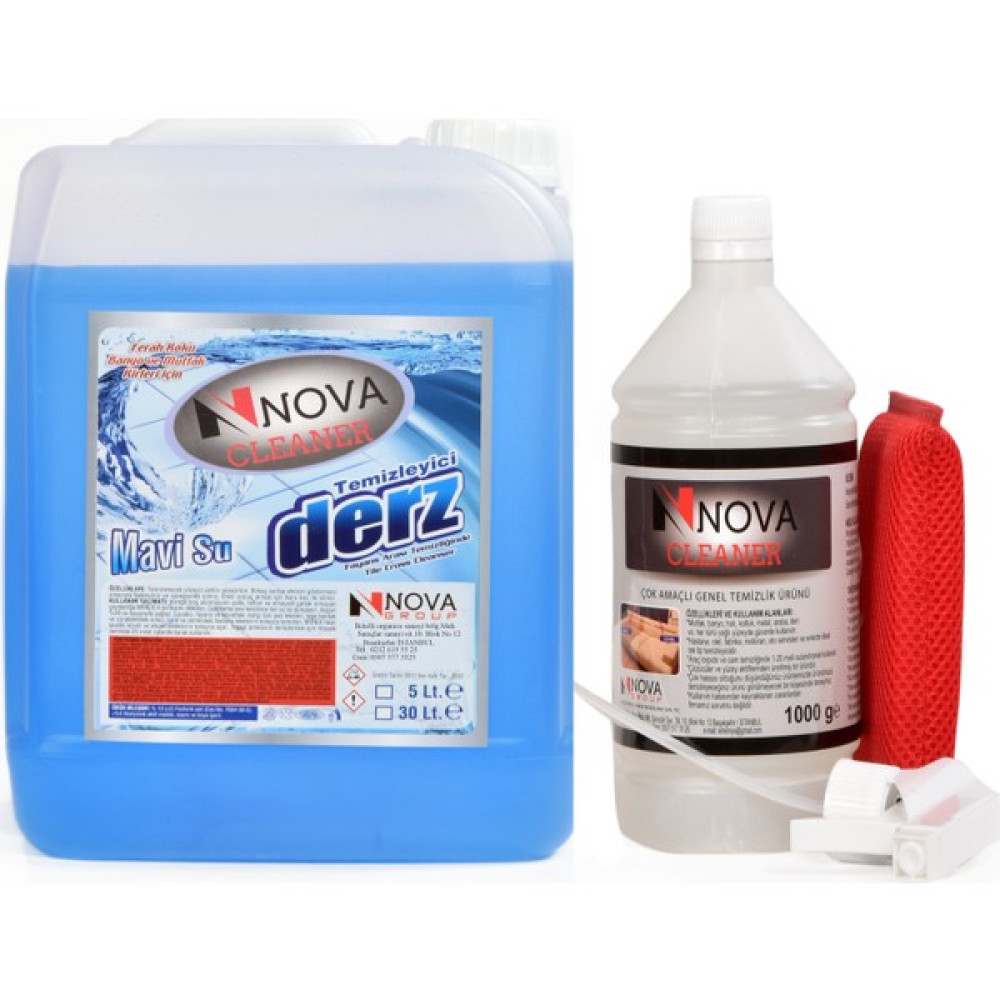 Nova Cleaner + Nova Derz ve Fayans Temizleme Parlatıcı ve Temizleyiciler Fiyatı