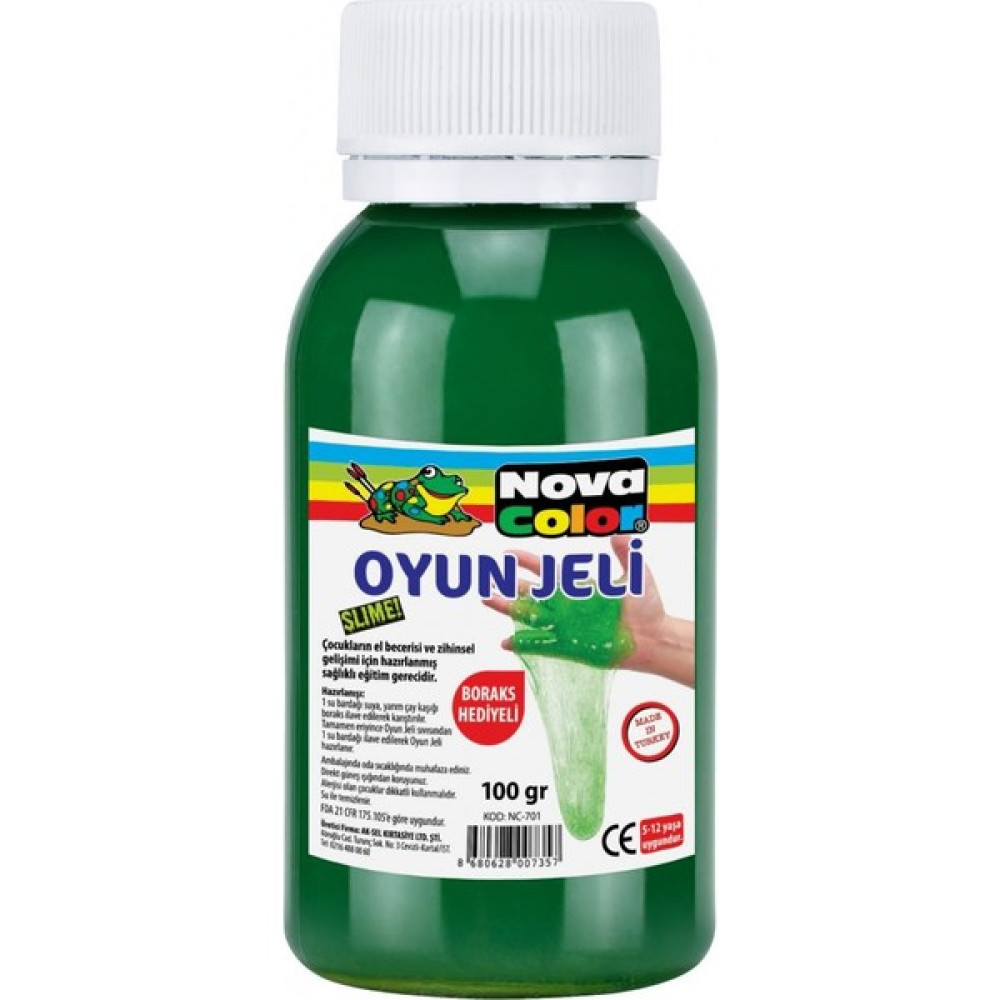Nova Color 100 Gram Slime Yapıştırıcı Yeşil (NC-734) Oto Boyaları Fiyatı