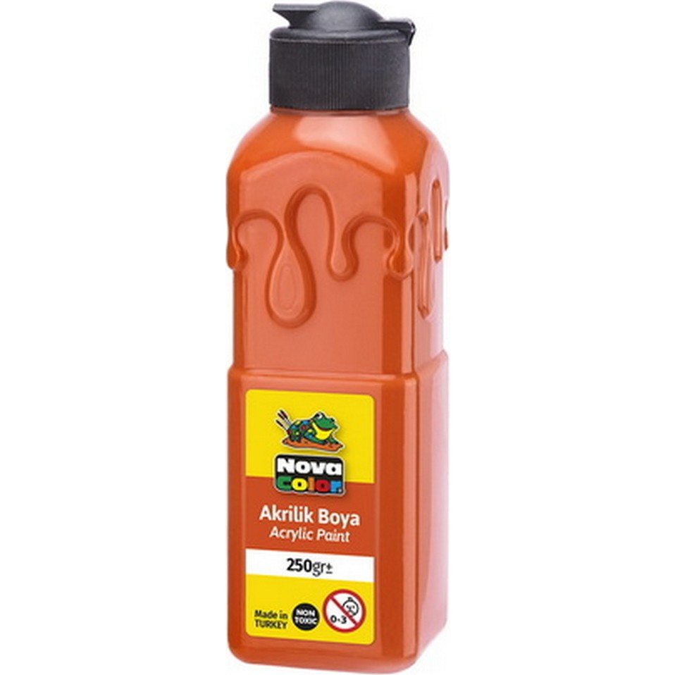Nova Color 250 Gram Akrilik Boya Turuncu (NC-3017) Akrilik Boya Fiyatı