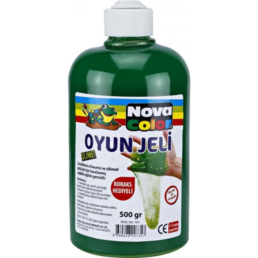 Nova Color 500 Gram Slime Yapıştırıcı Yeşil (NC-706) Oto Boyaları Fiyatı