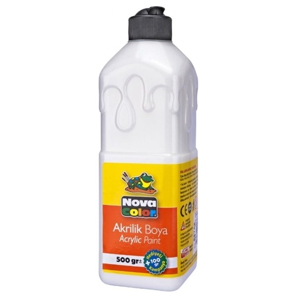 Nova Color Akrilik Boya 500ML Beyaz Diğer Fiyatı