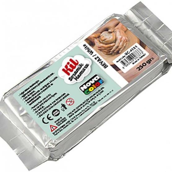 Nova Color Beyaz 250 gr Kil Seramik Hamuru