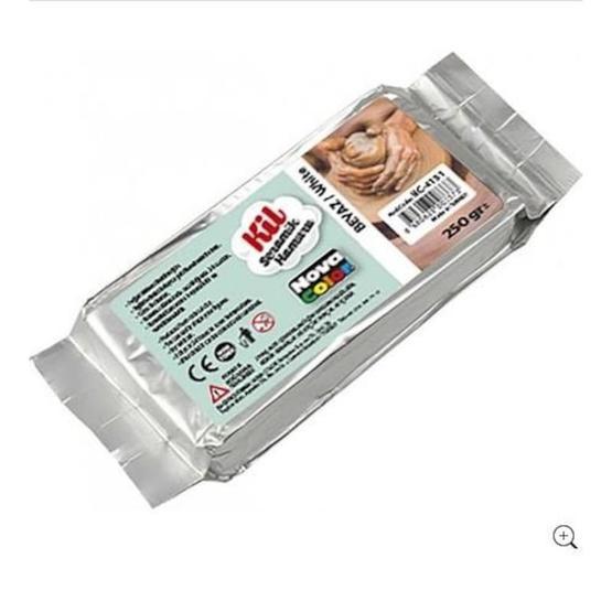 Nova Color Beyaz 250 gr Kil Seramik Hamuru