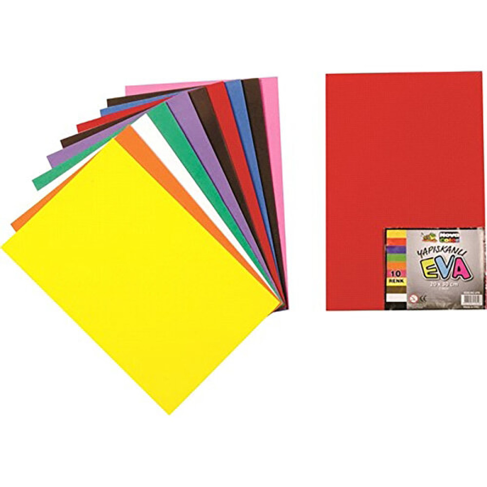 Nova Color Eva 20X30 Yapışkanlı 10 Lu Nc-270 Krapon Kağıdı Fiyatı