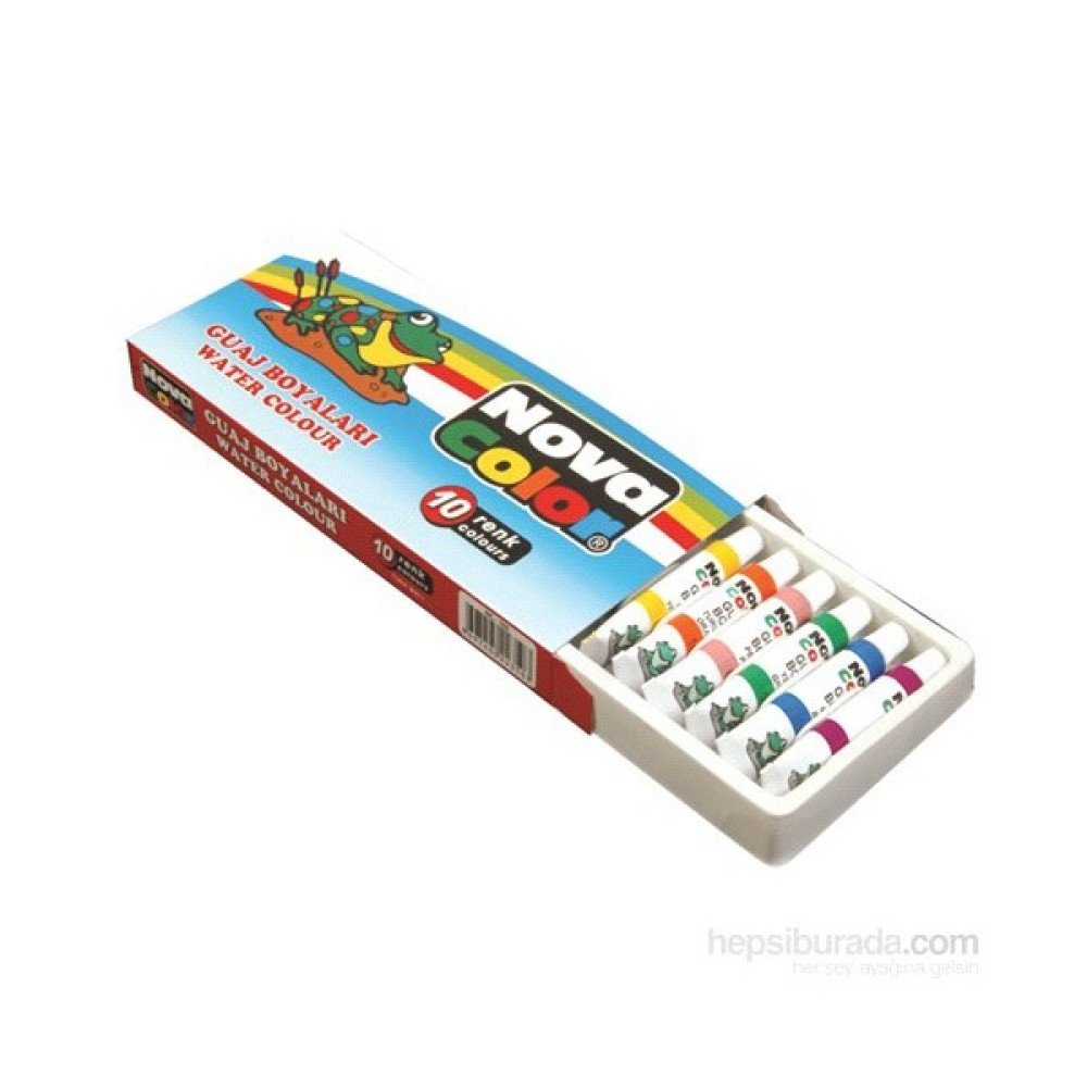 Nova Color Guaj Boya Tüp 10 Renk Guaj Boya Fiyatı