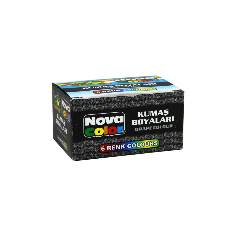 Nova Color Kumaş Boyası Nc 6 Renk X 30 Ml. Set