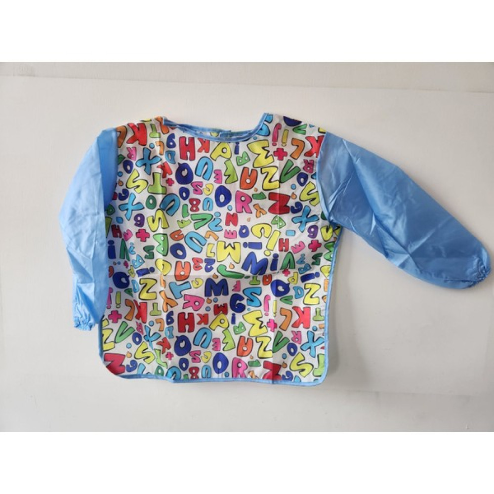 Nova Color Mavi Harf Desenli Large Boyama Önlüğü Yardımcı Malzeme Fiyatı