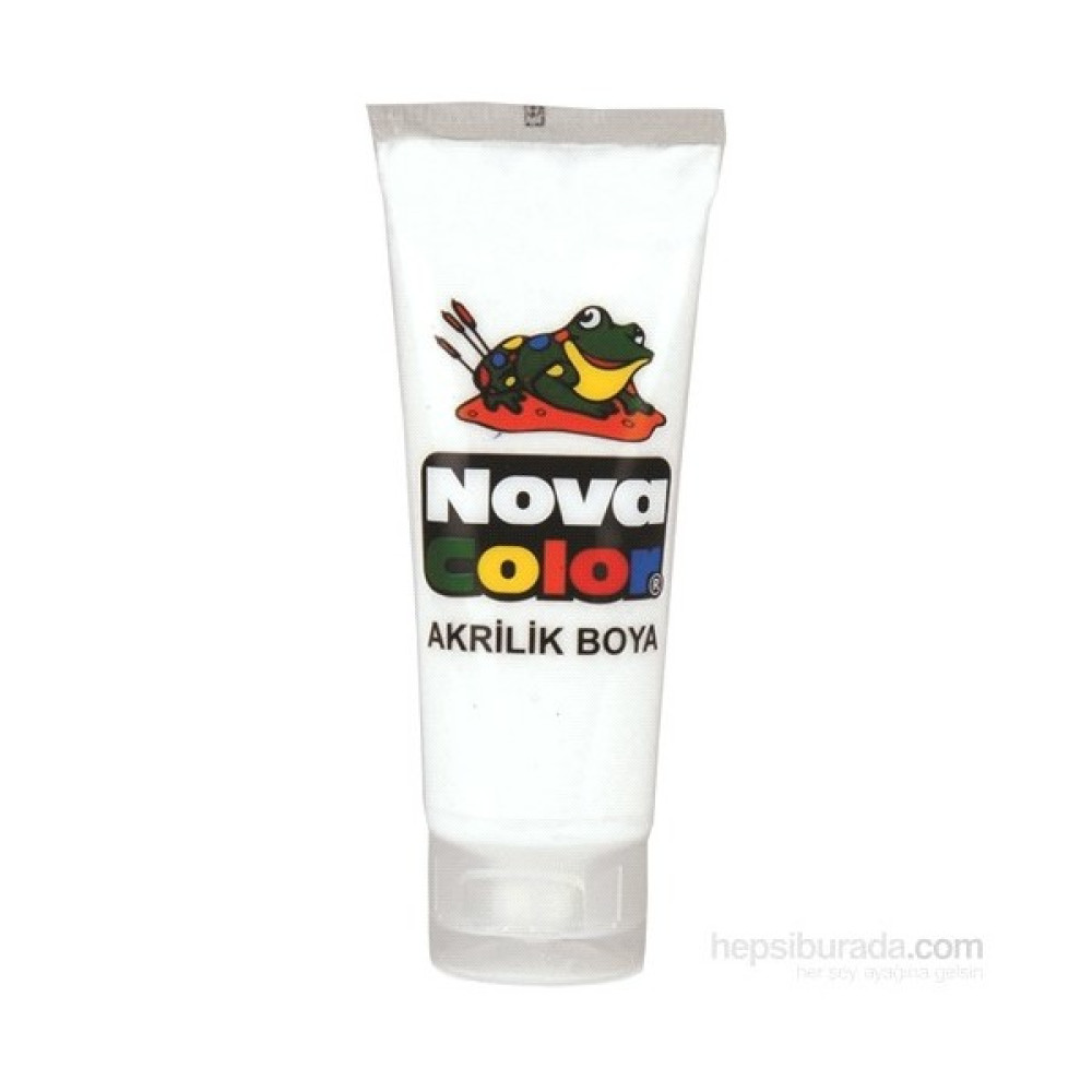 Nova Color Nc-259 Akrilik Boya Plastik Tüpte 75 gr Beyaz Akrilik Boya Fiyatı