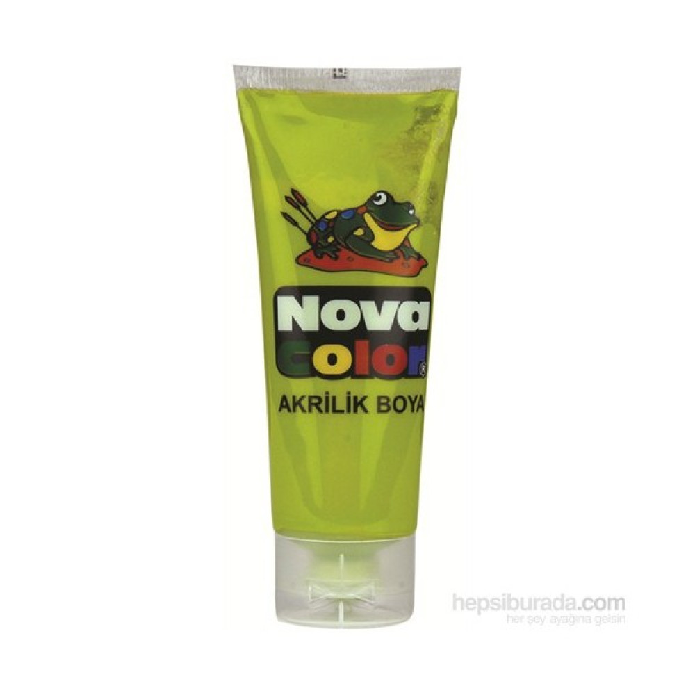 Nova Color Nc-266 Akrilik Boya Plastik Tüpte 75 gr Açık Yeşil Akrilik Boya Fiyatı