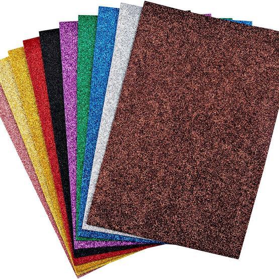 Nova Color NC-365 Eva Simli Yapışkanlı 50x70 cm 10 Renk Fon Kağıdı