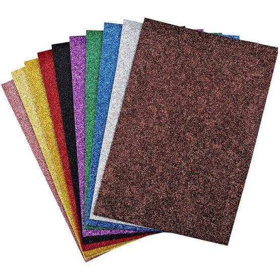 Nova Color NC-365 Eva Simli Yapışkanlı 50x70 cm 10 Renk Fon Kağıdı