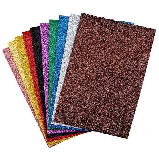 Nova Color NC-365 Eva Simli Yapışkanlı 50x70 cm 10 Renk Fon Kağıdı