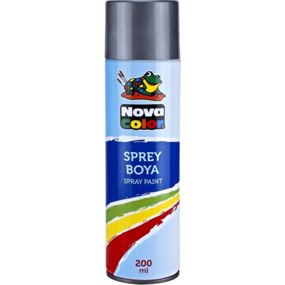 Nova Color Nova Color Sprey Boya 200 ml Gri - standart - Karışık Çok Renkli Oto Boyaları Fiyatı