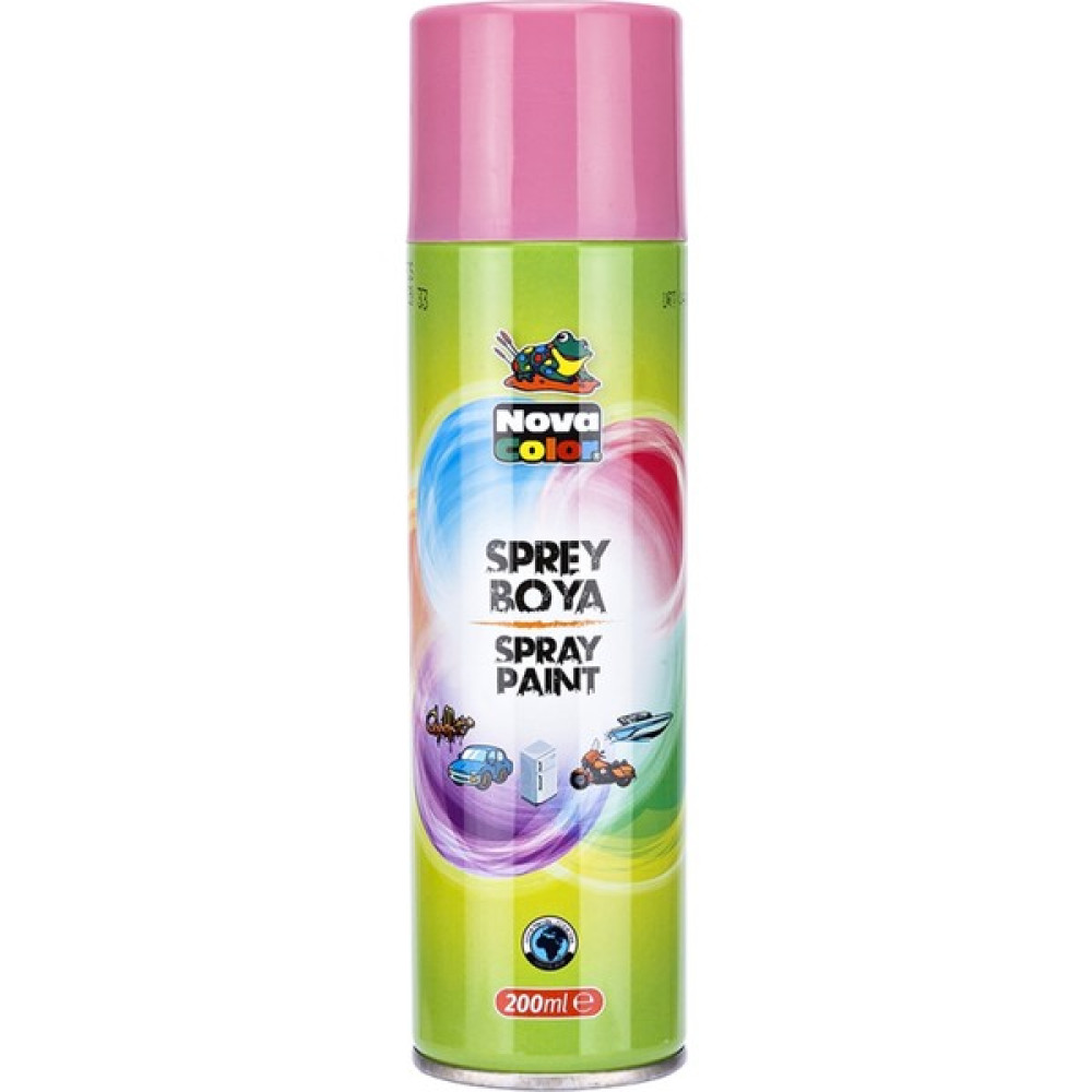 Nova Color Nova Color Sprey Boya 200 ml Pembe - standart - Karışık Çok Renkli Oto Boyaları Fiyatı