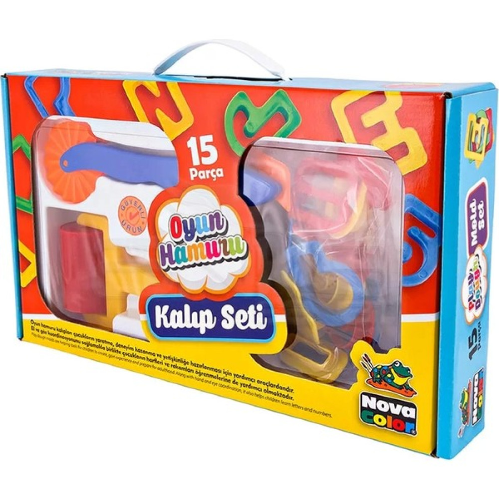 Nova Color Oyun Hamuru 15 Parça Kalıp Seti NC-850 Oyun Hamuru & Kil Fiyatı