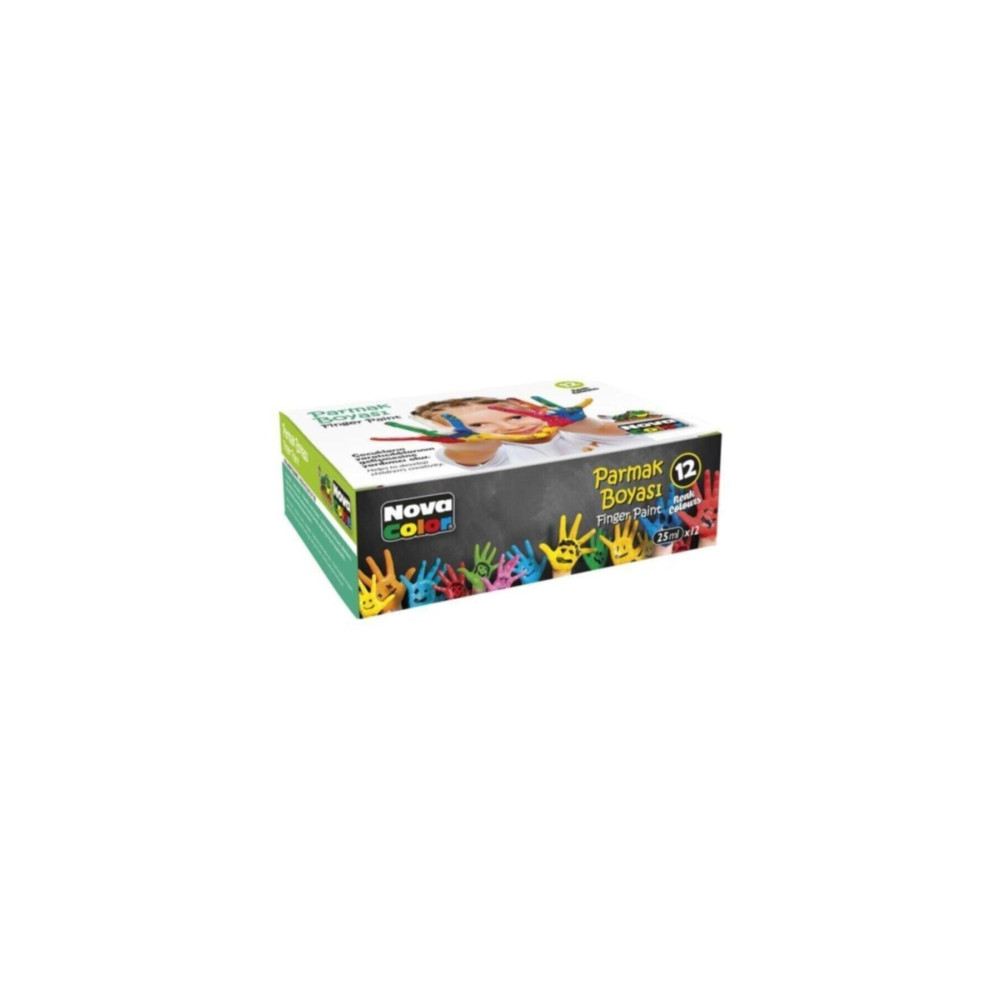 Nova Color Parmak Boyası 12 Renk 25 ml Guaj Boya Fiyatı