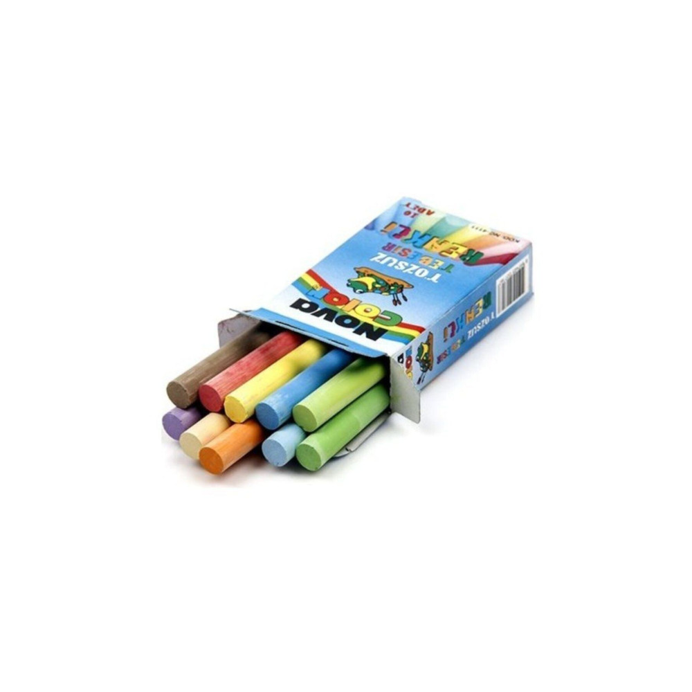 Nova Color Tozsuz Tebeşir 10lu Renkli Tebeşir Fiyatı