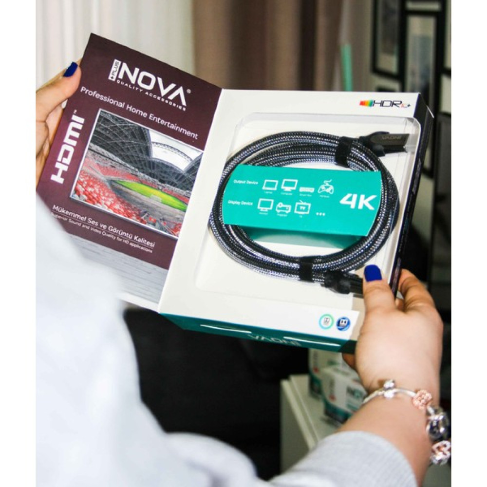Nova Plus HDMI Kablo ( Görüntü ve Ses Kalitesini Hissedeceğiniz Özel Ürün ) HDMI Kablo Fiyatı