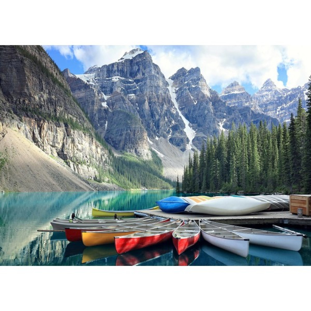 Nova Puzzle 1000 Parça Moraine Gölü'Nde Kanolar Puzzle Puzzle & Aksesuarları Fiyatı
