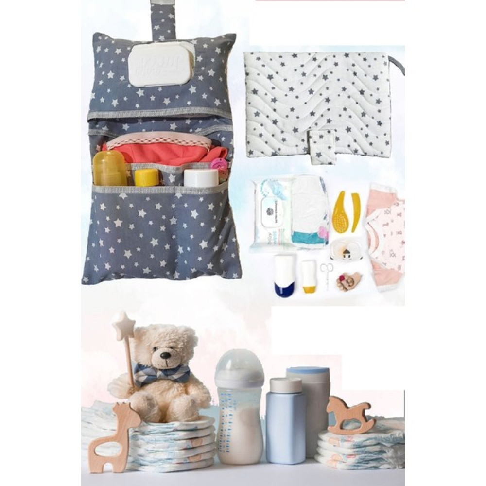 Nova Textile Bebek Alt Açma Bakım Çantası, Anne Bebek Çantası, Yenidoğan Bebek Organizer, Bebek Alt Değiştirme Bebek Bakım Çantası Fiyatı