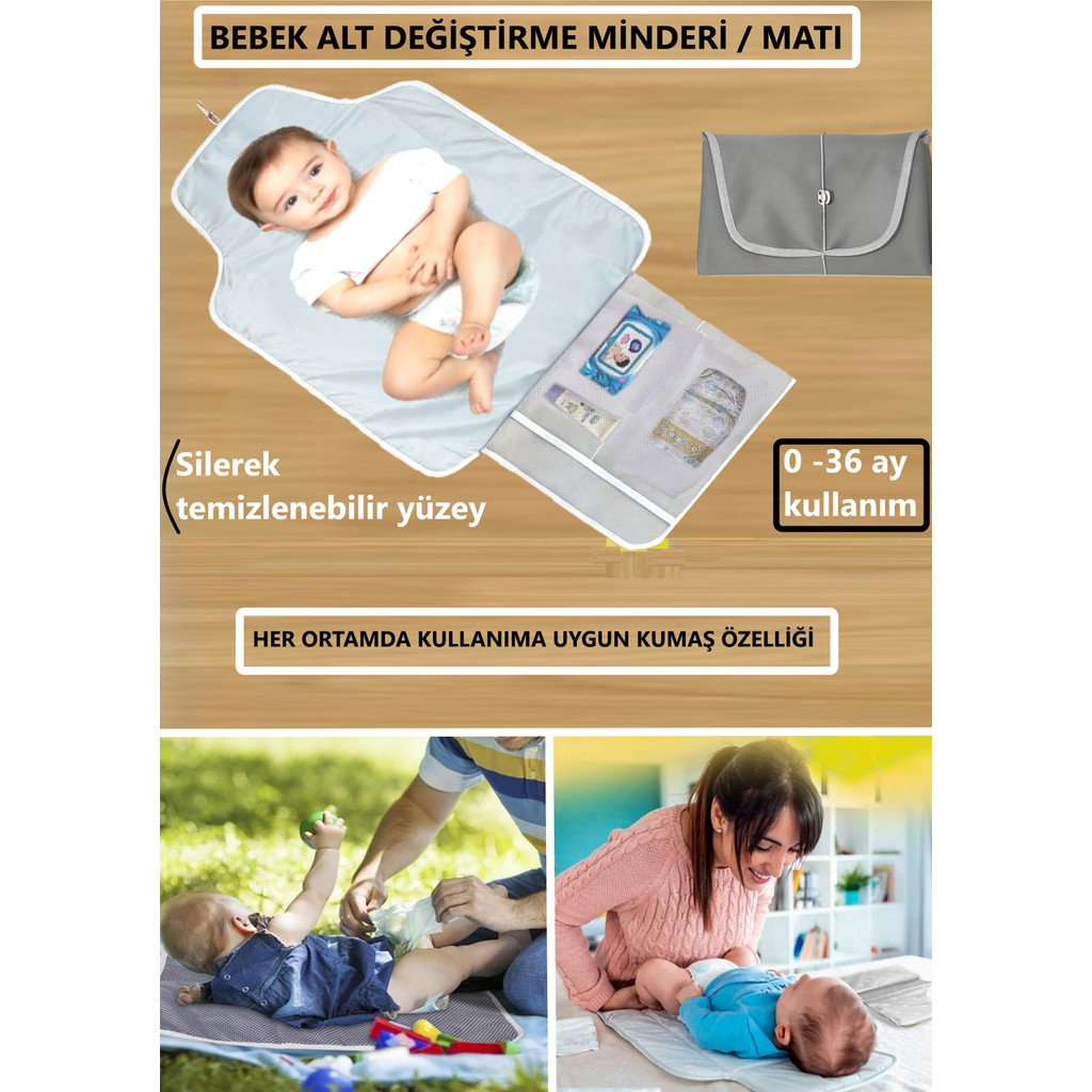 Nova Textile Bebek Alt Açma Minderi, Anne Bebek Bakım Örtüsü, Yenidoğan Alt Değiştirme Matı, Sıvı Geçirmez, Alez Alez / Yatak Koruyucu Fiyatı